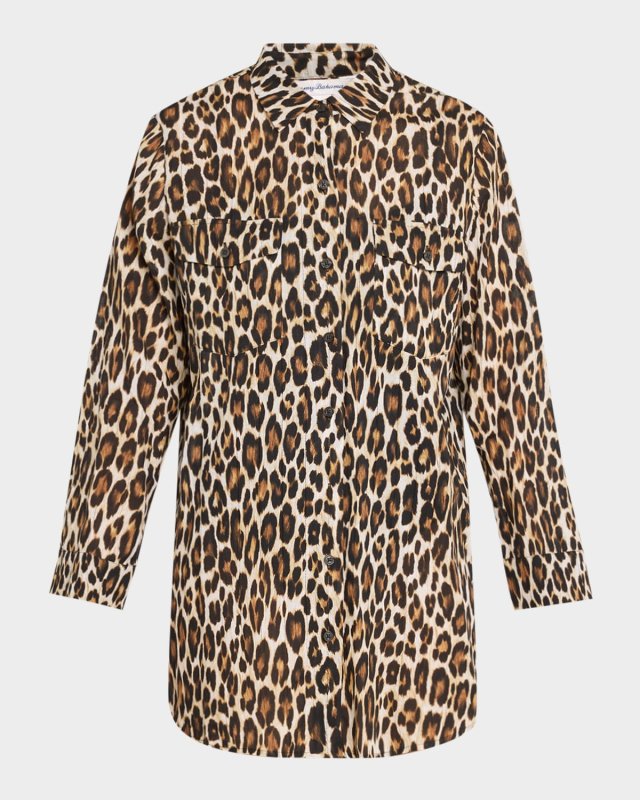 Leopard Boyfriend Shirt